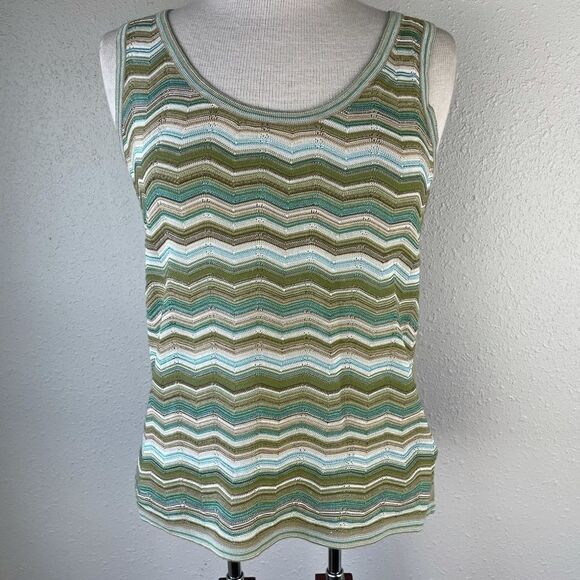 NWT Kasper Sweater Tank Top Size M - Picture 1 of 8